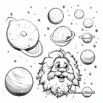 Solar System Dwarf Planets Coloring Workbook Pages 1