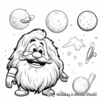 Solar System Dwarf Planets Coloring Workbook Pages 3