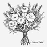 Soothing Lavender Bouquet Coloring Pages 3