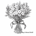Soothing Lavender Bouquet Coloring Pages 4