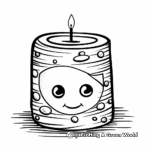 Soothing Spa Candle Coloring Pages 3