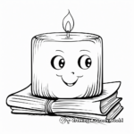 Soothing Spa Candle Coloring Pages 4