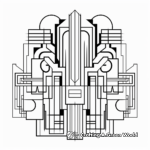 Sophisticated Fractal Geometric Coloring Pages 2