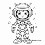 Space Suit Coloring Pages 2