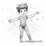 Sparkly Performance Leotard Coloring Sheets 1