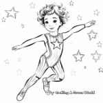 Sparkly Performance Leotard Coloring Sheets 2