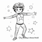 Sparkly Performance Leotard Coloring Sheets 4