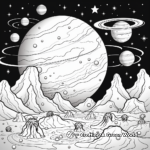Spectacular Space and Planet Coloring Pages 2