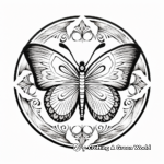 Spiritual Significance of Butterfly Mandala Coloring Pages 2