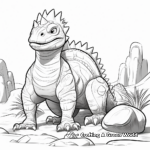 Splendid Horned Lizard Coloring Pages 4