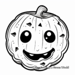 Spooky Halloween Cookie Coloring Pages 2