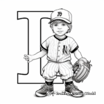 Sports-themed Alphabet Coloring Pages 3