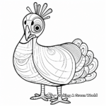 Spotlight on Bornean Peacock-Pheasant Coloring Pages 2