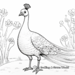 Spotlight on Bornean Peacock-Pheasant Coloring Pages 3