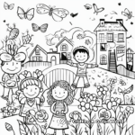 Spring Festivals and Celebrations Coloring Pages 4