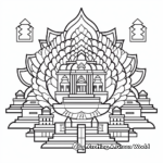 Sri Yantra Geometry Coloring Pages for Enlightenment 3