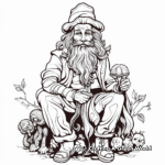 St Patrick's Day Folklore Characters Coloring Pages 4