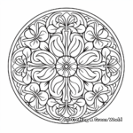 St Patrick's Day Themed Mandala Coloring Pages for Adults 1