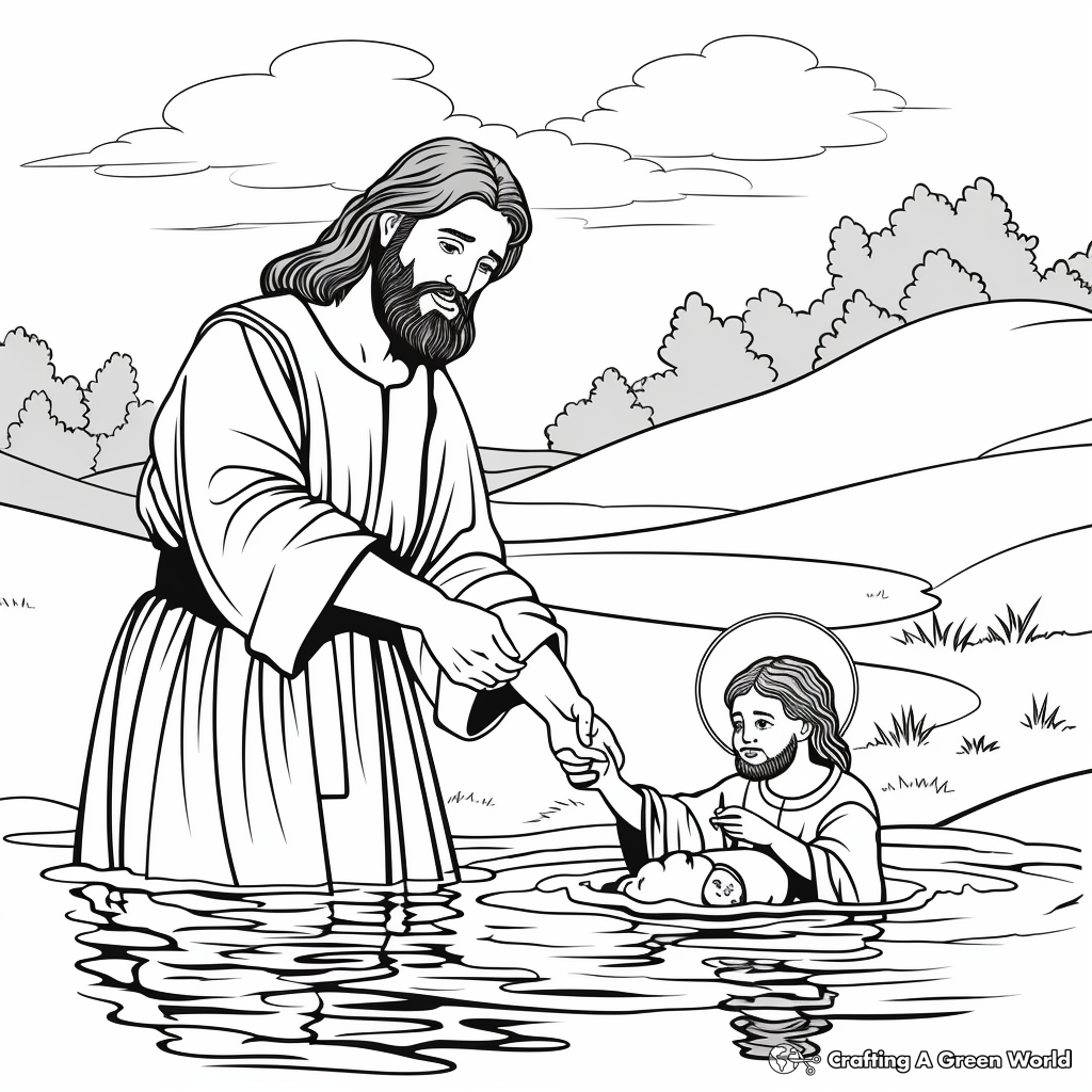 St. John the Baptist Coloring Pages 1