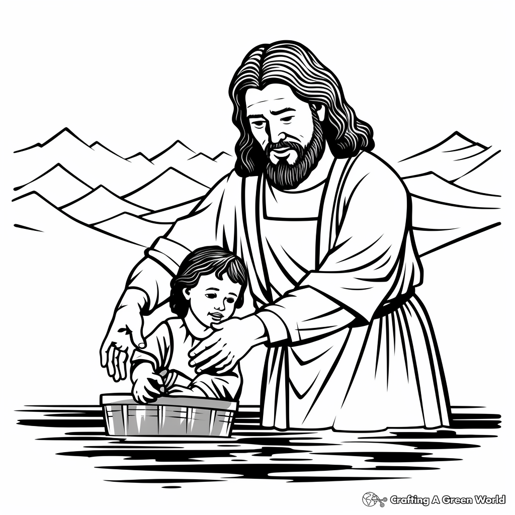St. John the Baptist Coloring Pages 2