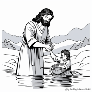 St. John the Baptist Coloring Pages 3