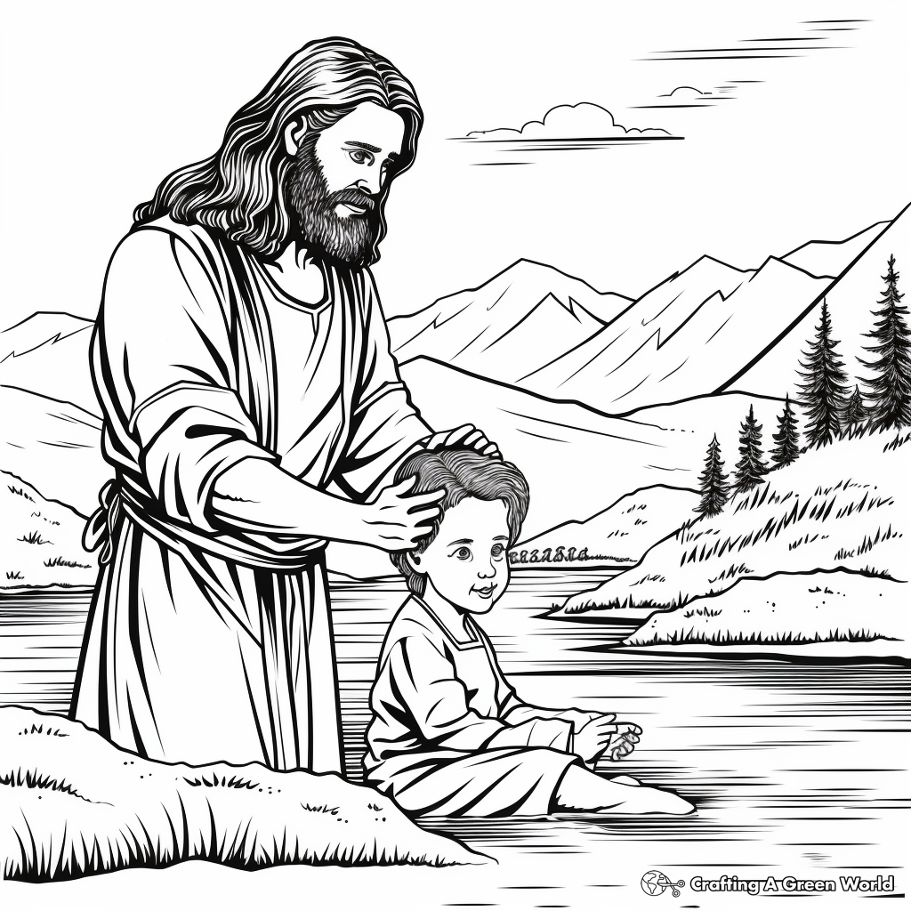St. John the Baptist Coloring Pages 4