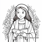 St. Theresa the Little Flower Coloring Pages 3