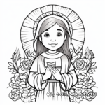 St. Theresa the Little Flower Coloring Pages 4