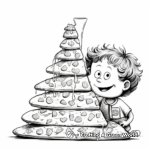 Stacked Pizza Slice Coloring Page for Children 4