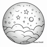 Starry Night Sky Sphere Coloring Pages 3