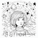Stars and Constellations Coloring Pages 1