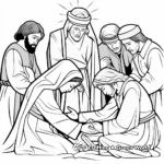 Stations of the Cross Coloring Pages for Lent 4