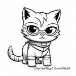 Stealthy Spy Kitty Coloring Pages 2