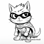 Stealthy Spy Kitty Coloring Pages 4
