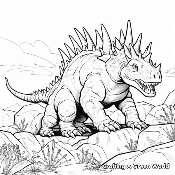 Stegosaurus Coloring Pages - Free & Printable!