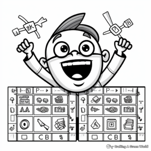 Stimulating Periodic Table Coloring Pages 4