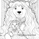 Storytime: Goldilocks & the Mama Bear Coloring Pages 2