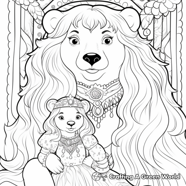 Mama Bear Coloring Pages - Free &amp; Printable!
