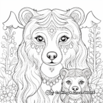 Storytime: Goldilocks & the Mama Bear Coloring Pages 4