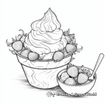 Strawberries and Cream Coloring Pages 2