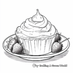 Strawberries and Cream Coloring Pages 3