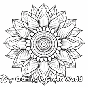 Mandala Flower Coloring Pages - Free &amp; Printable!