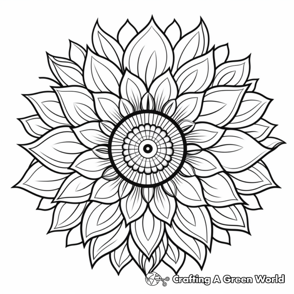 Mandala Flower Coloring Pages - Free &amp; Printable!