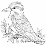 Stunning Abstract Kookaburra Coloring Pages for Artists 2