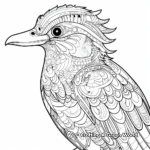 Stunning Abstract Kookaburra Coloring Pages for Artists 3