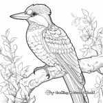 Stunning Abstract Kookaburra Coloring Pages for Artists 4