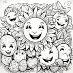 Stunning 'Joy' Fruit of the Spirit Coloring Pages for Creatives 4