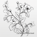 Stunning Lilac Vine Coloring Pages 2