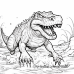 Stunning Realistic Sarcosuchus Coloring Pages 3