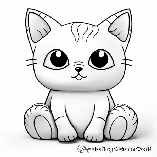 Cats on Pillows Coloring Pages - Free & Printable!